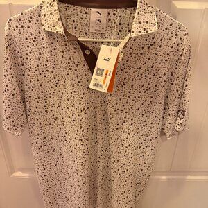 NWT Puma x Arnold Palmer MATTR  AOP Drink Diagram Golf Polo Men’s